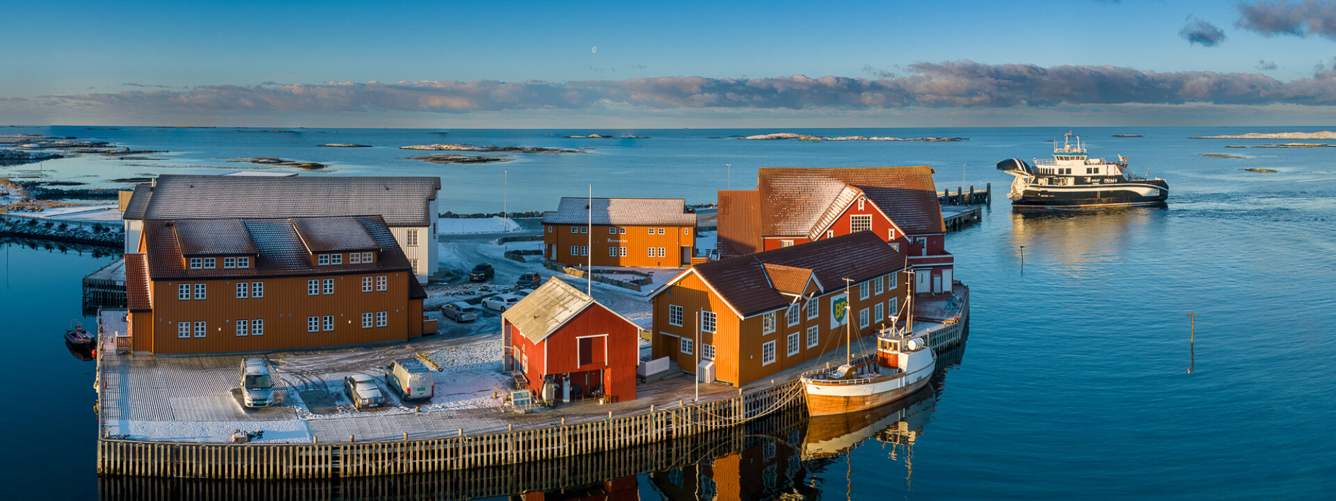 Finnøy og Nordøyane i vinterdrakt